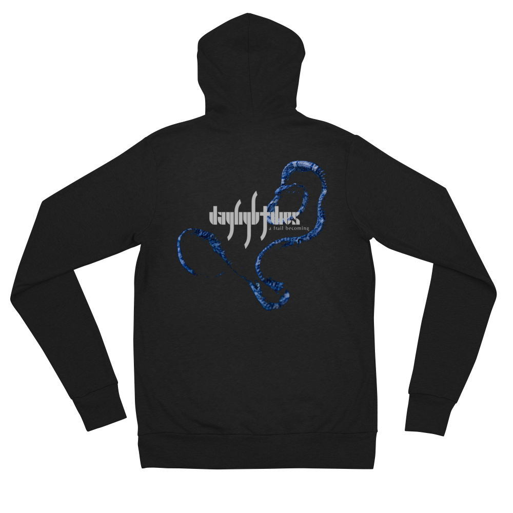 A Frail Becoming zip hoodie